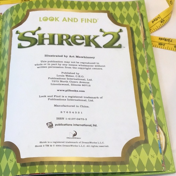 Shrek 2 Look and Find large hardcover excellent - Picture 6 of 12